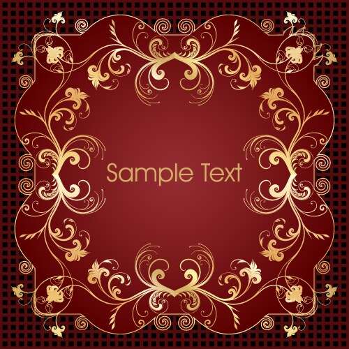 Floral border Royalty Free Vector Image - VectorStock