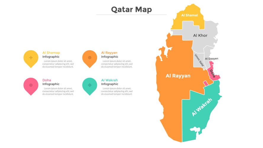 Qatar Outline Map Vector Images (over 700)