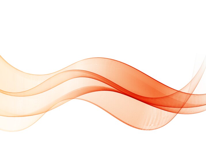 Flow of transparent abstract wave design element vector image
