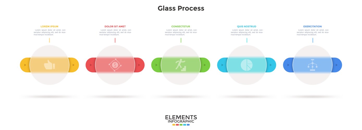 modern infographic template vector image