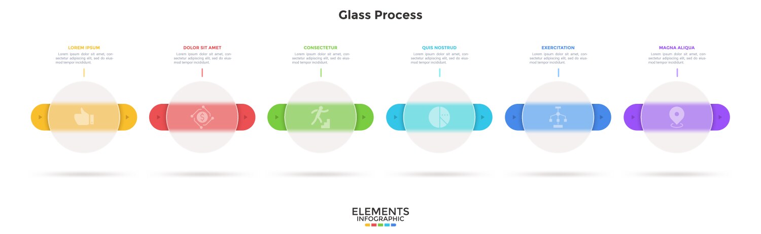 modern infographic template vector image