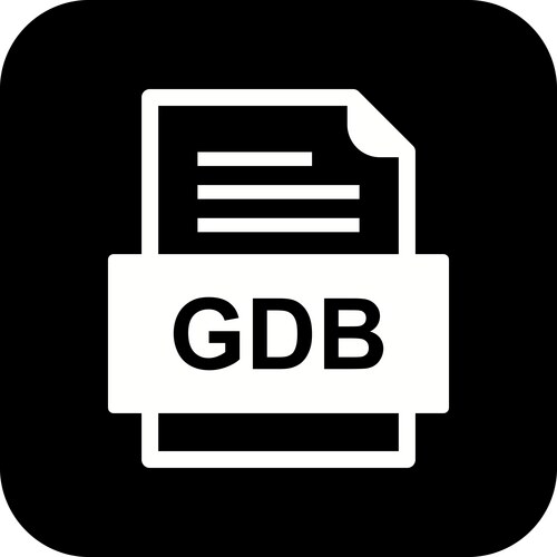 GDB File Icon (24703852) – Royalty-Free Vector | VectorStock