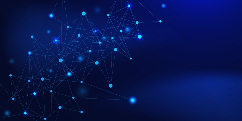 Abstract net global network connection vector image