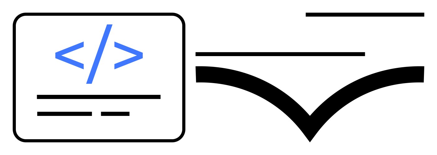 Code snippet transforming into structured data vector image