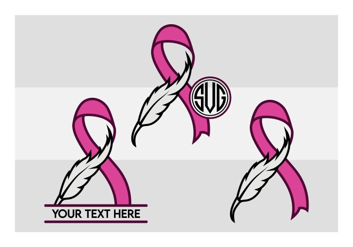 Cancer Ribbon Silhouette Vector Images (over 2,300)