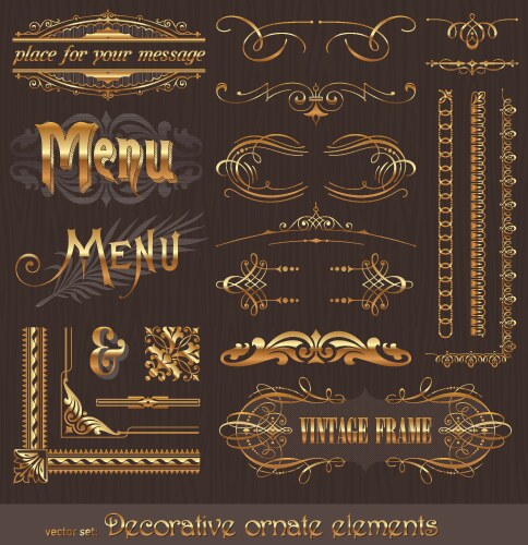 Page decoration Vector Images & Graphics for Commercial Use | VectorStock
