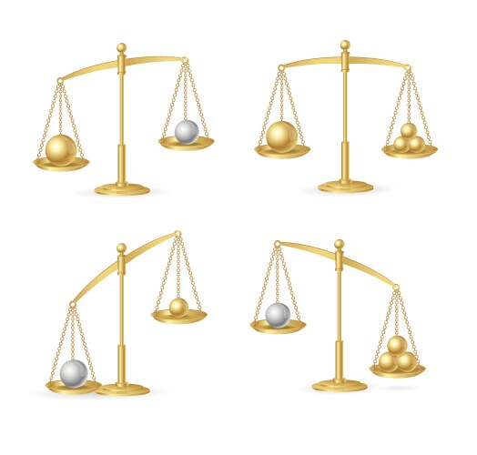 Realistic detailed 3d calibration weight Vector Image