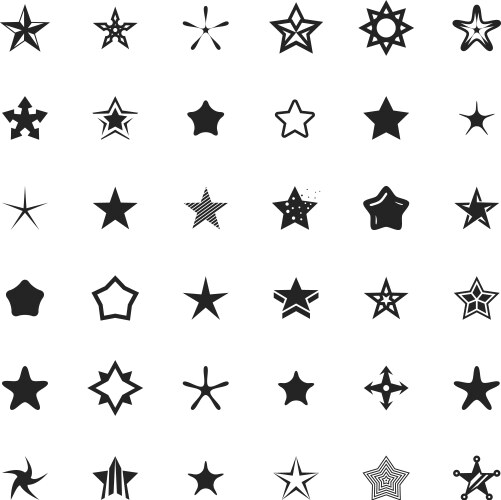 Single Star Vector Images (over 22,000)