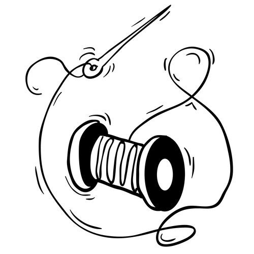 Needle cartoon Vector Images & Graphics for Commercial Use | VectorStock