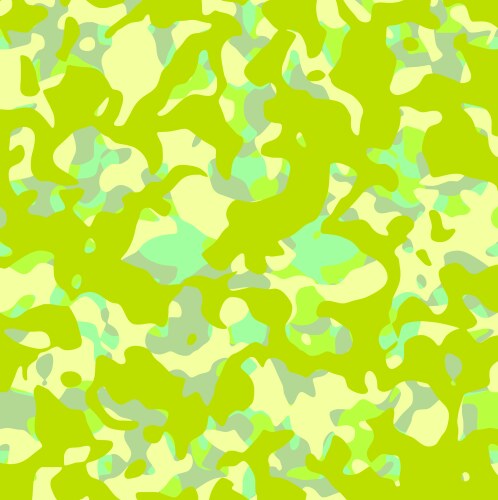 Abstract camouflage pattern in mixed green yellow vector image