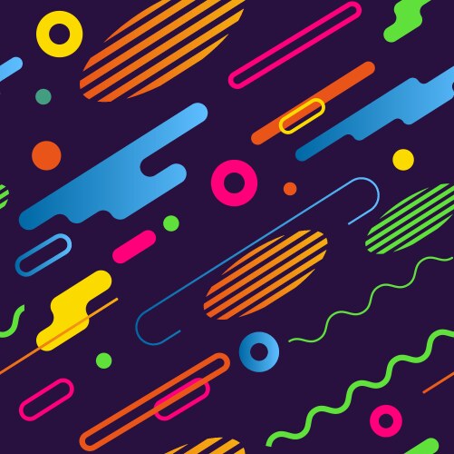 Creative abstract dynamic geometric elements Vector Image