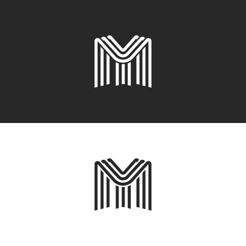 Logo te letters linear medieval monogram mockup Vector Image