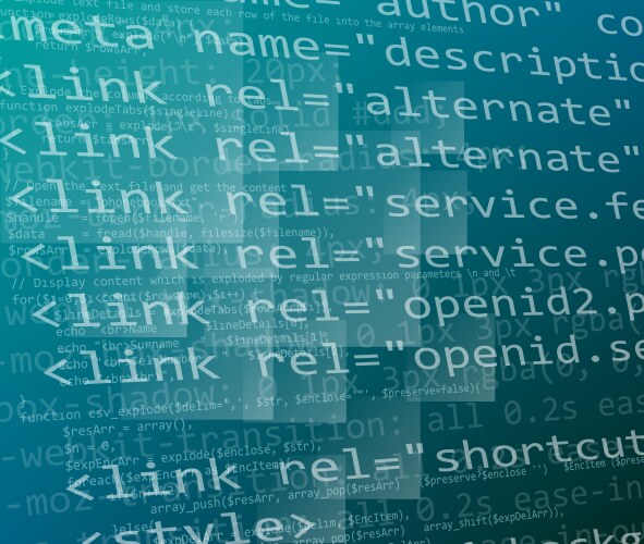Code Snippet - HTML vector image