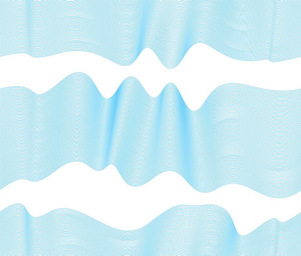 Chaotic waves seamless pattern curve lines – Royalty-Free Vector ...