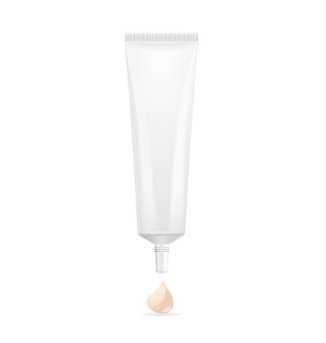 Transparent tube drops Royalty Free Vector Image