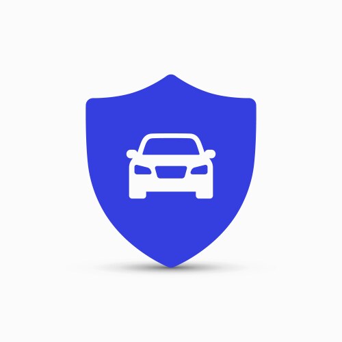 Car shield icon (53879680) – Royalty-Free Vector | VectorStock