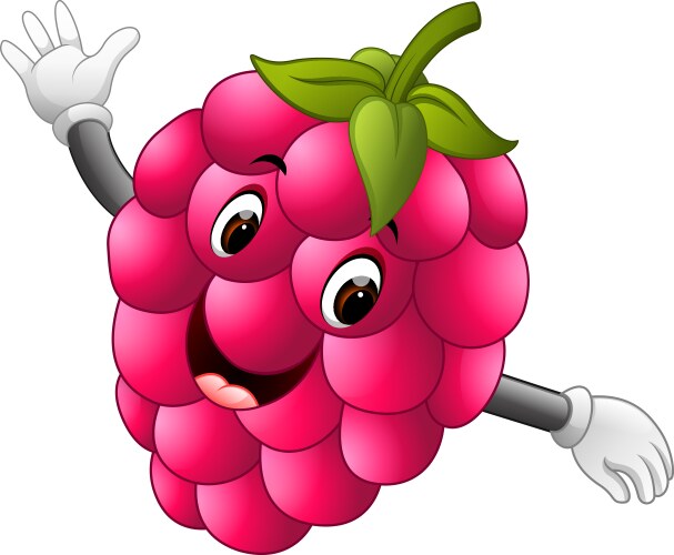 Lemon Raspberry Vector Lemon with face Royalty Free Vector Image - VectorStock