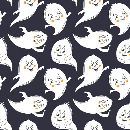 Ghost pattern Royalty Free Vector Image - VectorStock