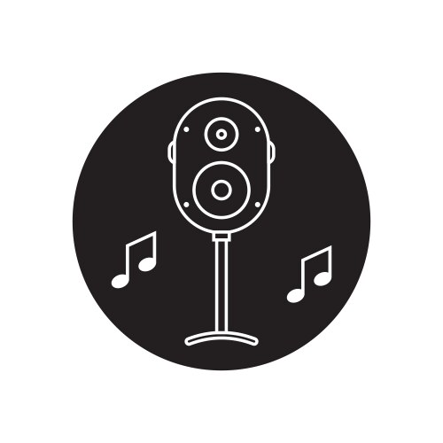 Sound system icon Royalty Free Vector Image - VectorStock