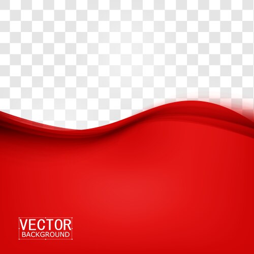 red background curve vector image