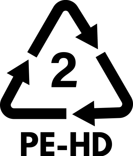 Plastic recycling symbol pp 5 Royalty Free Vector Image