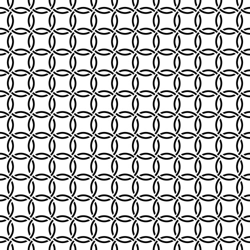 Interlocking Circle Pattern – Royalty-Free Vector | VectorStock