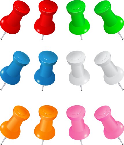 push pins vector