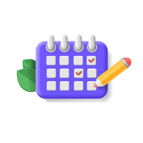 Pencil Calendar Vector Images (over 9,500)