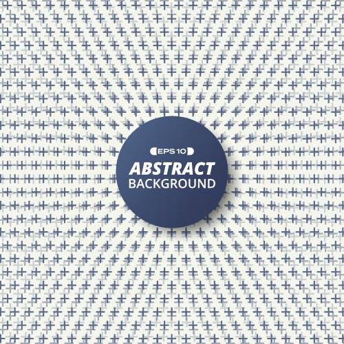Abstract of blue plus symbol pattern stripe line vector image
