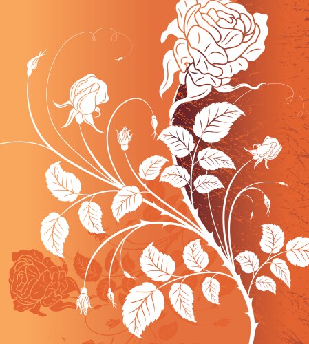 Flower doodle frame Royalty Free Vector Image - VectorStock