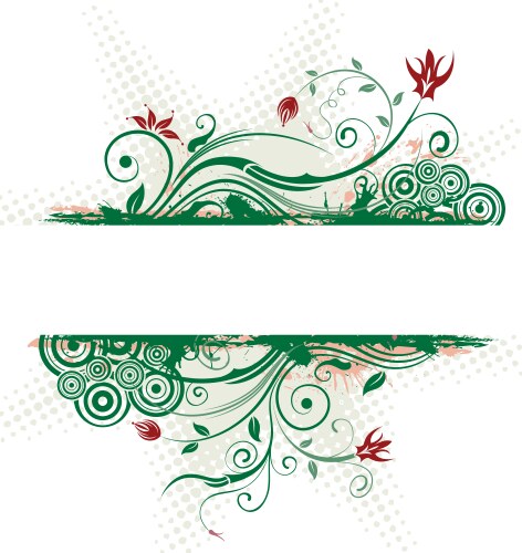 Background flower vector image