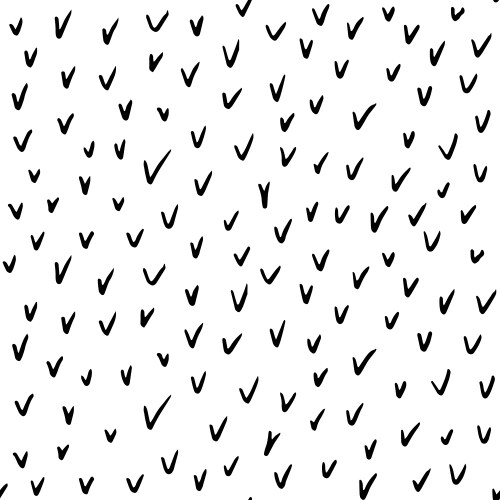Set of six hand drawn ink seamless patterns Vector Image