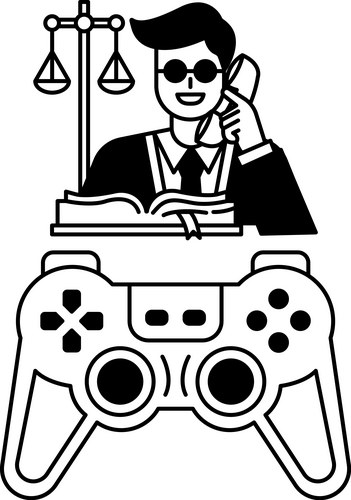 A man in suit is talking on cell phone while Vector Image