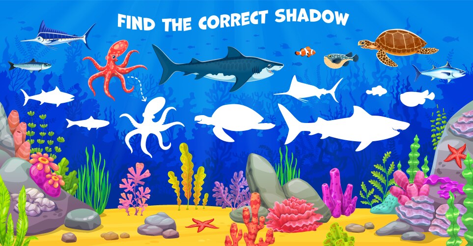 Find Correct Shadow Animal Vector Images Over 1 400