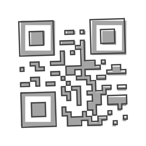 image is an example a qr code for reading vector image