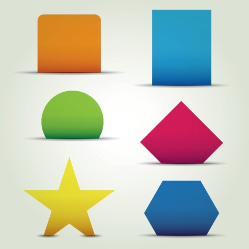 Abstract background of color template for a text vector image