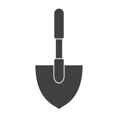 mini shovel icon vector image