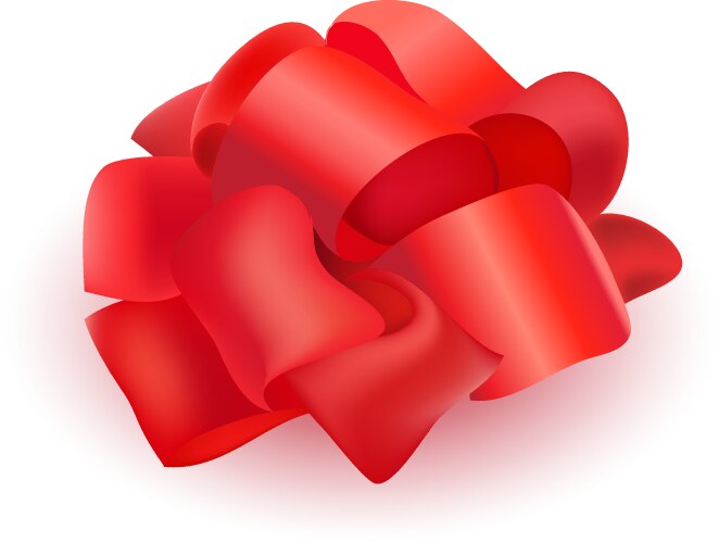 Big ribbon bow Royalty Free Vector Image - VectorStock