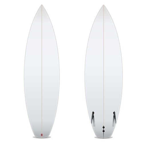 Surfing board Royalty Free Vector Image - VectorStock