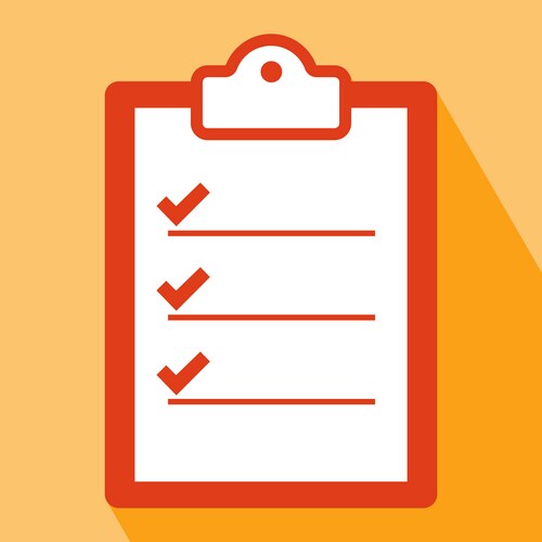 Clipboard Icon Vector Image