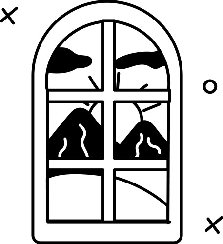 Window seat Royalty Free Vector Image - VectorStock