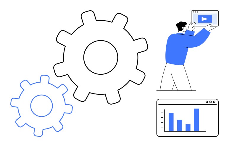 Process optimization with gear mechanisms and data vector image
