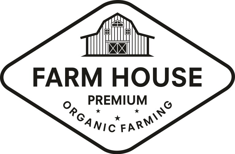 Vintage Barn Farm Logo Template Vector Image
