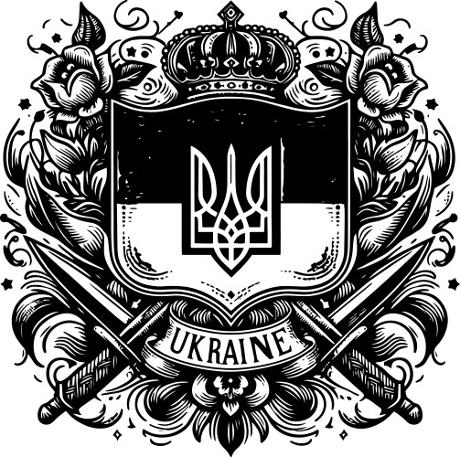 Noble Emblem of Strength and Unity Vector Image