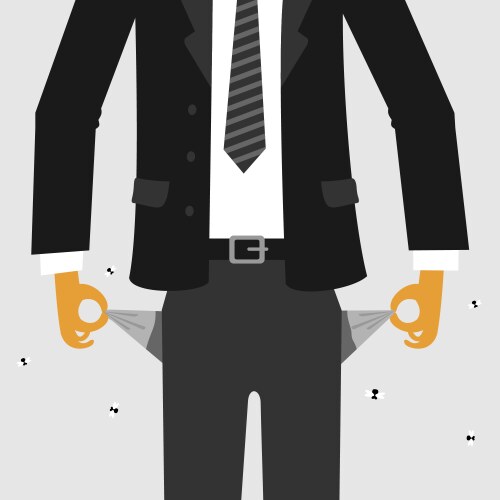 Poor Wallet Vector Poverty Symbol Vector Images (over 5,300)