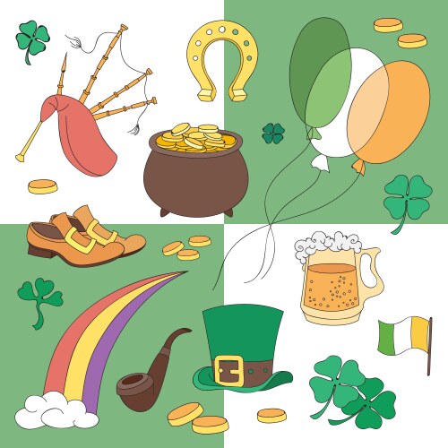 St patricks day card Royalty Free Vector Image