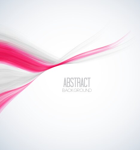 Background template with pink and red curves Vector Image