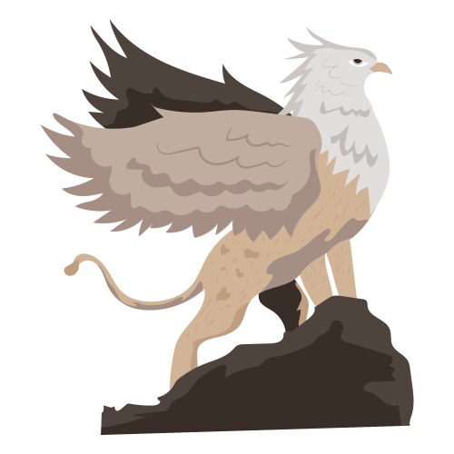 Creature griffin icon Vector Image