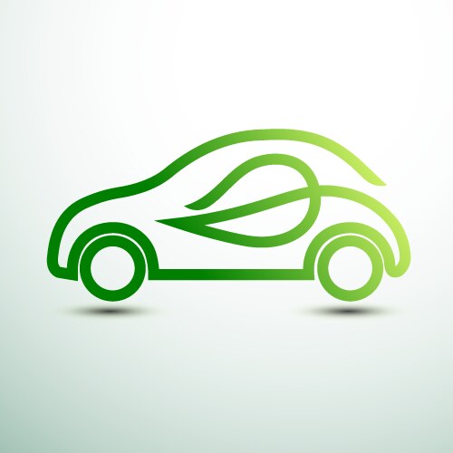 Electric car Royalty Free Vector Image - VectorStock