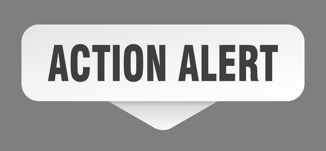 Corrective action sticker sign Royalty Free Vector Image